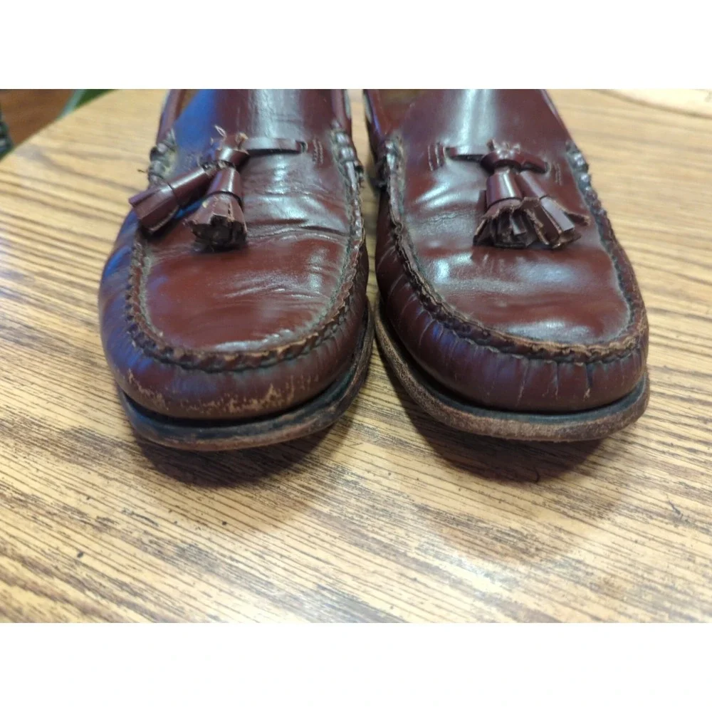Vintage Dexter Mens Tasseled Slip-on Loafers size‎ 8.5 D READ DESCRIPTION!